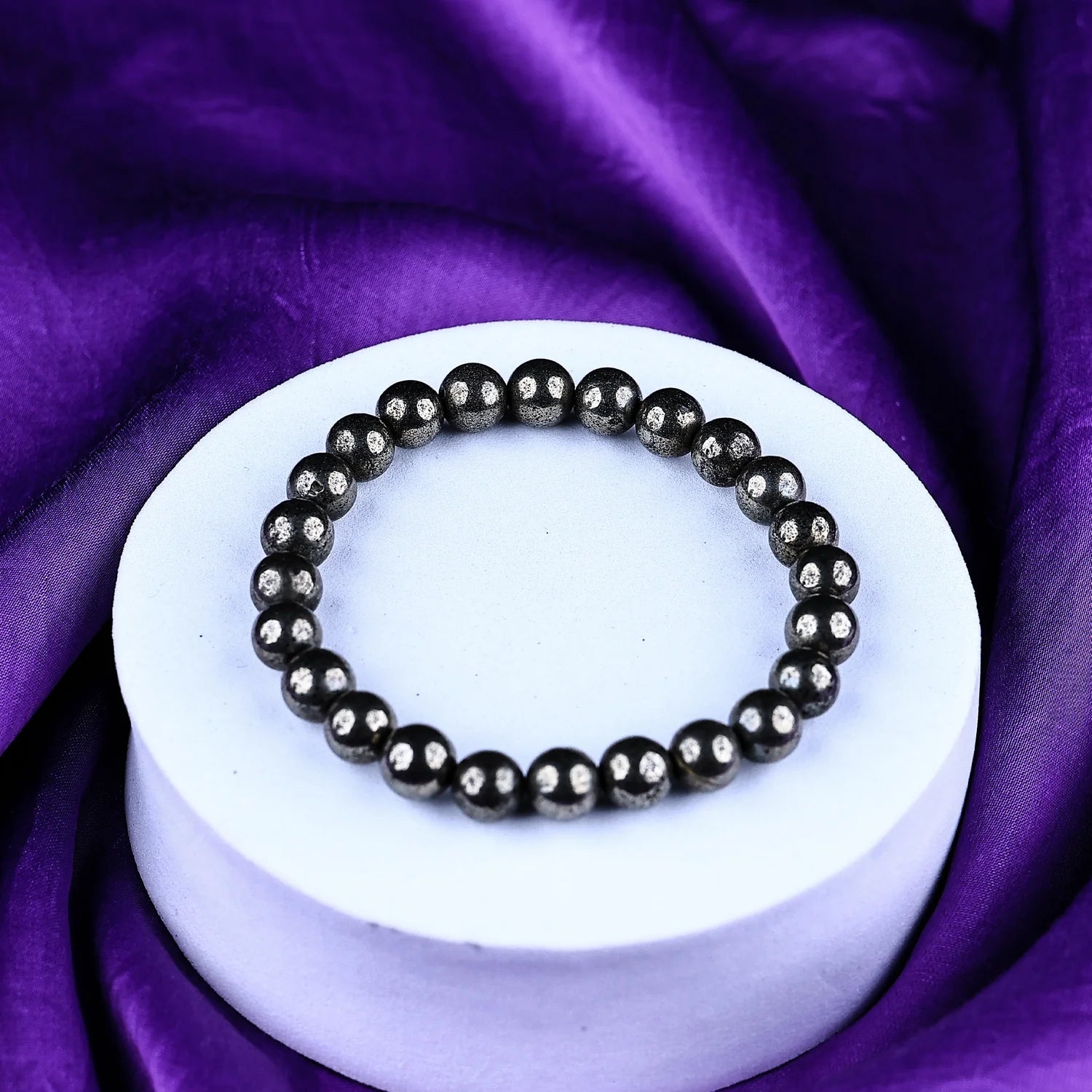 Raw Pyrite Bracelet - Abhimantrit & Certified