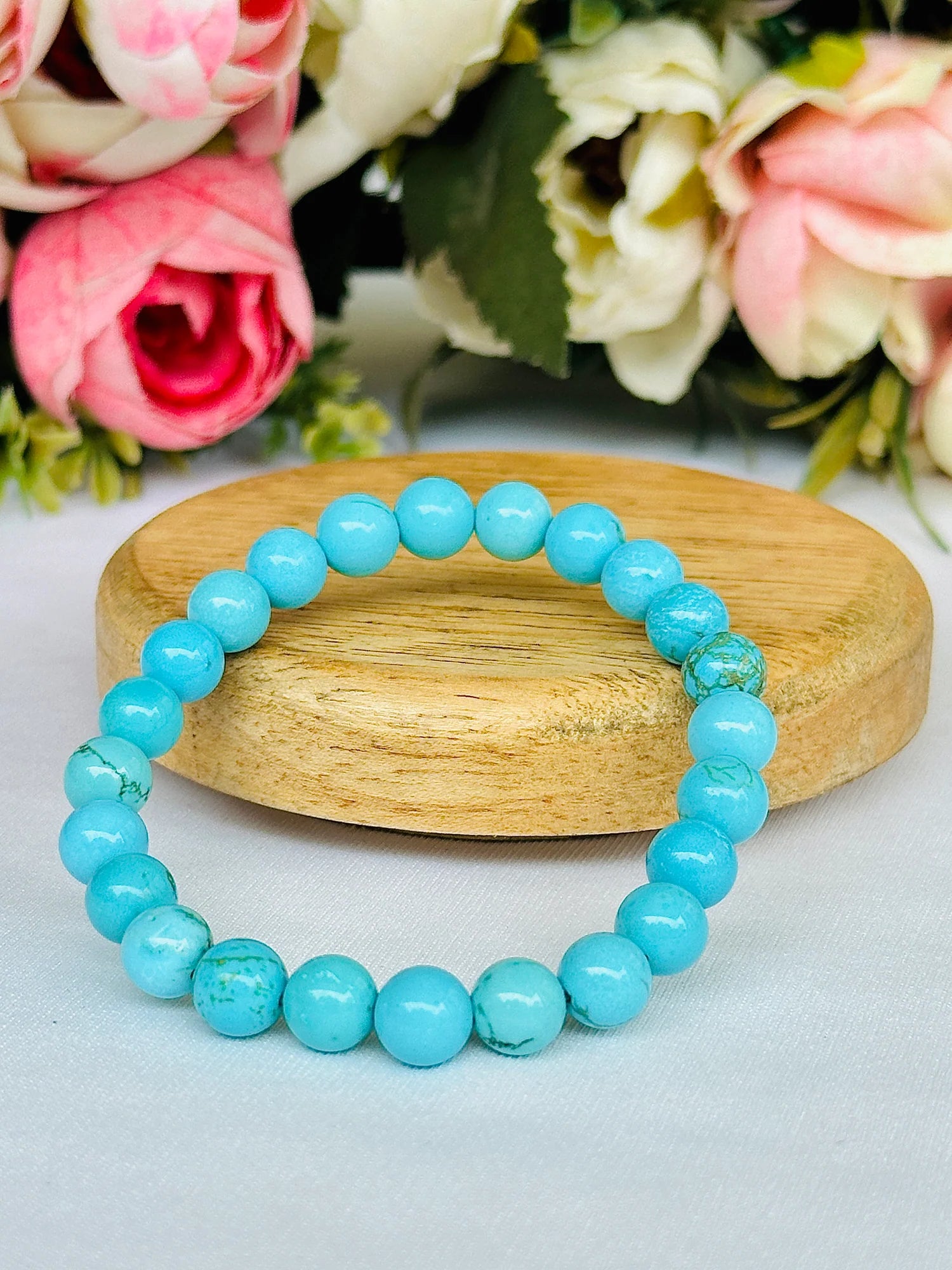 Speak with confidence: Turquoise Bracelet - Abhimantrit & Certified