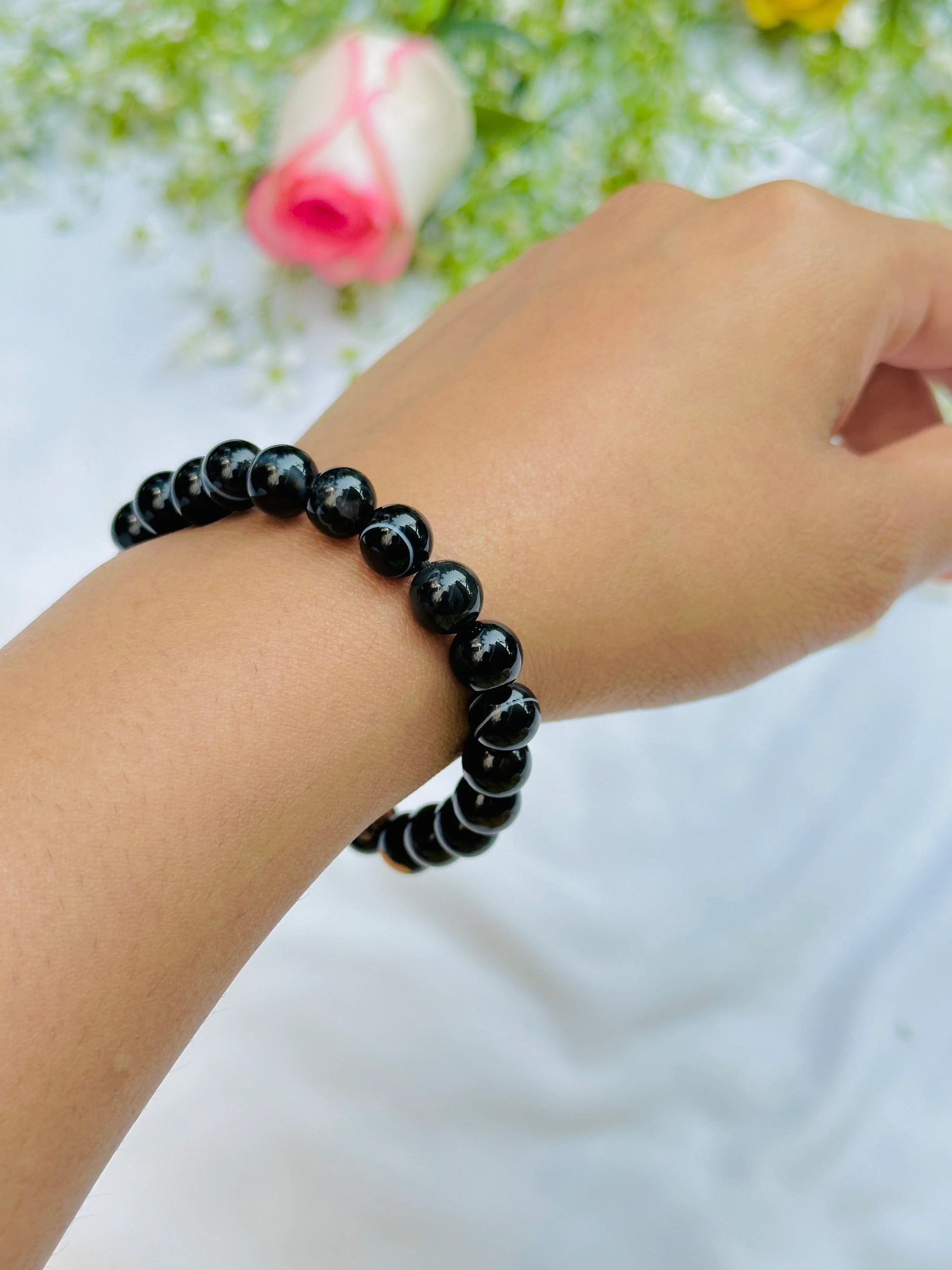 Negative Energy & Tantra Mantra Protection: Black Sulemani Bracelet - Abhimantrit & Certified