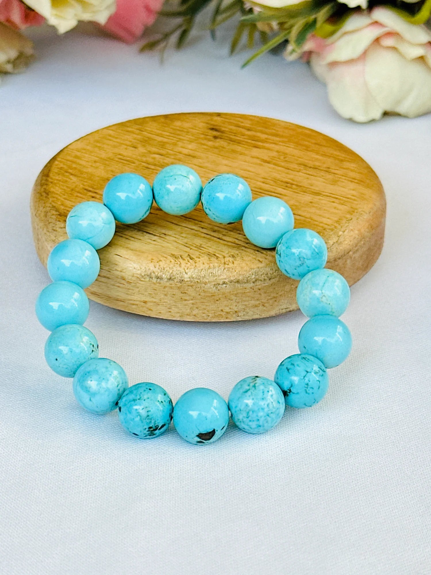 Speak with confidence: Turquoise Bracelet - Abhimantrit & Certified