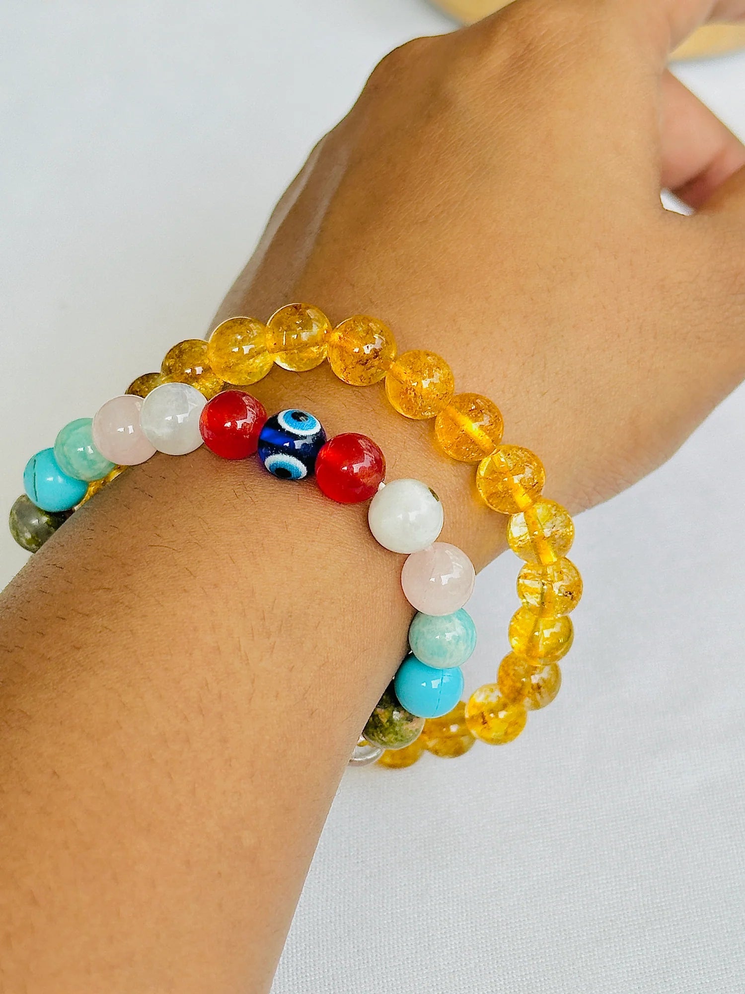Chunnu Munnu ki Kilakri: Powerful Conceive - Protection (Pregnancy) & Yellow Citrine Bracelet - Abhimantrit & Certified
