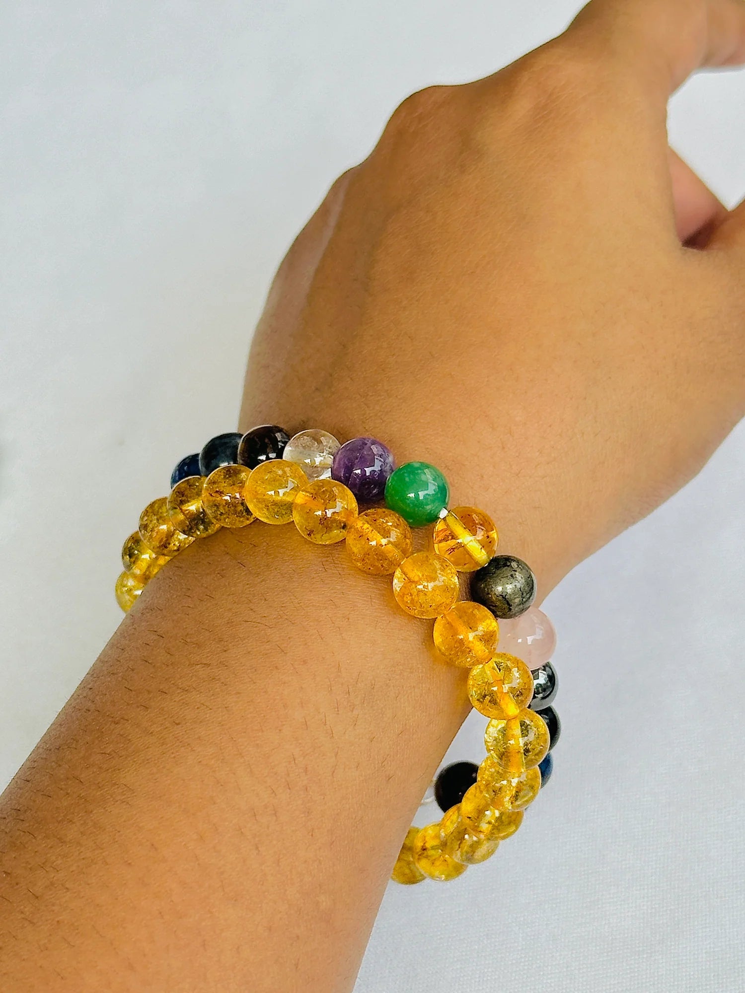 Sarkari Naukari ka Ramban: Govt & Competitive Exam & Yellow Citrine Bracelet - Abhimantrit & Certified