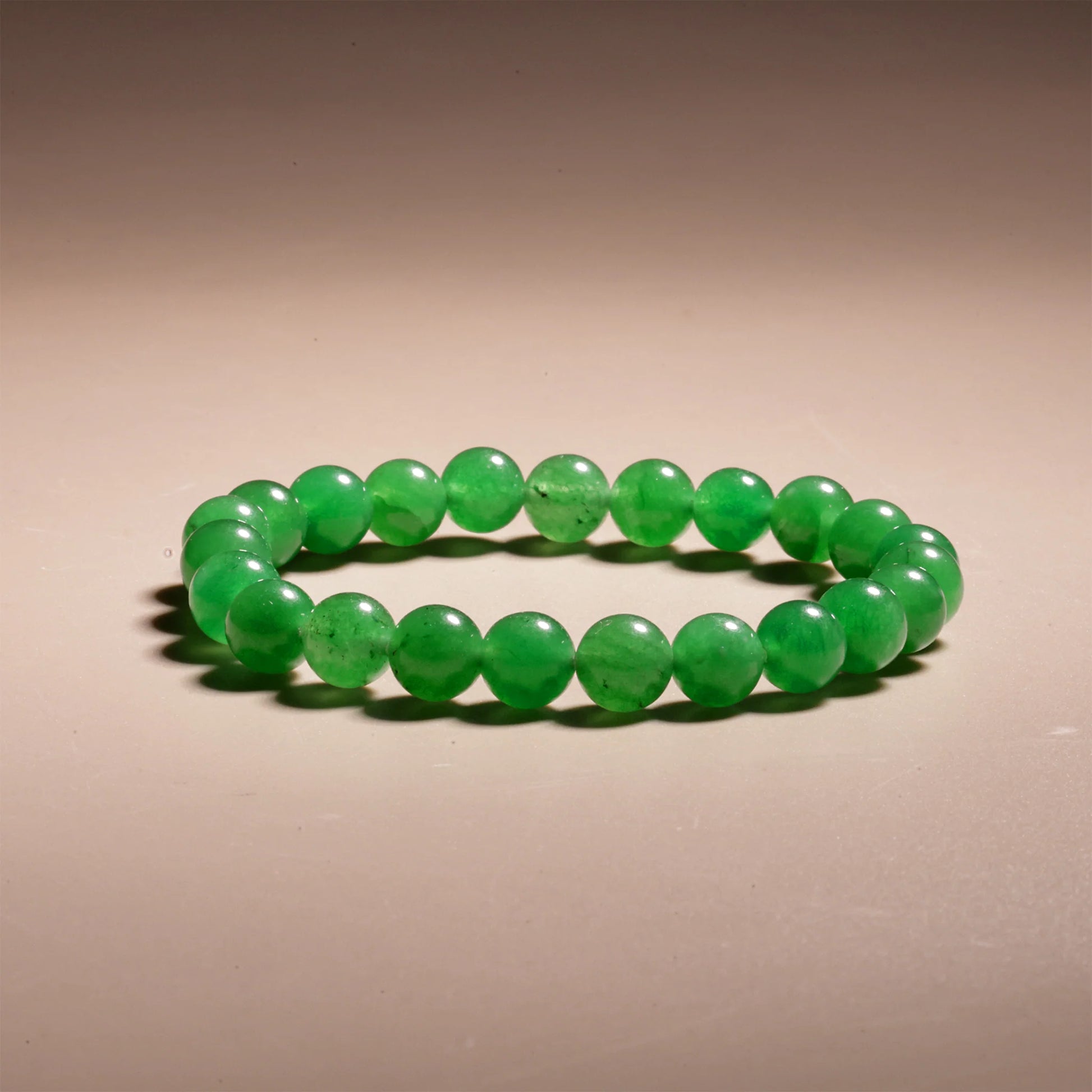 Promotes Wealth Attraction & Money Growth: Green Aventurine Bracelet - Abhimantrit & Certified