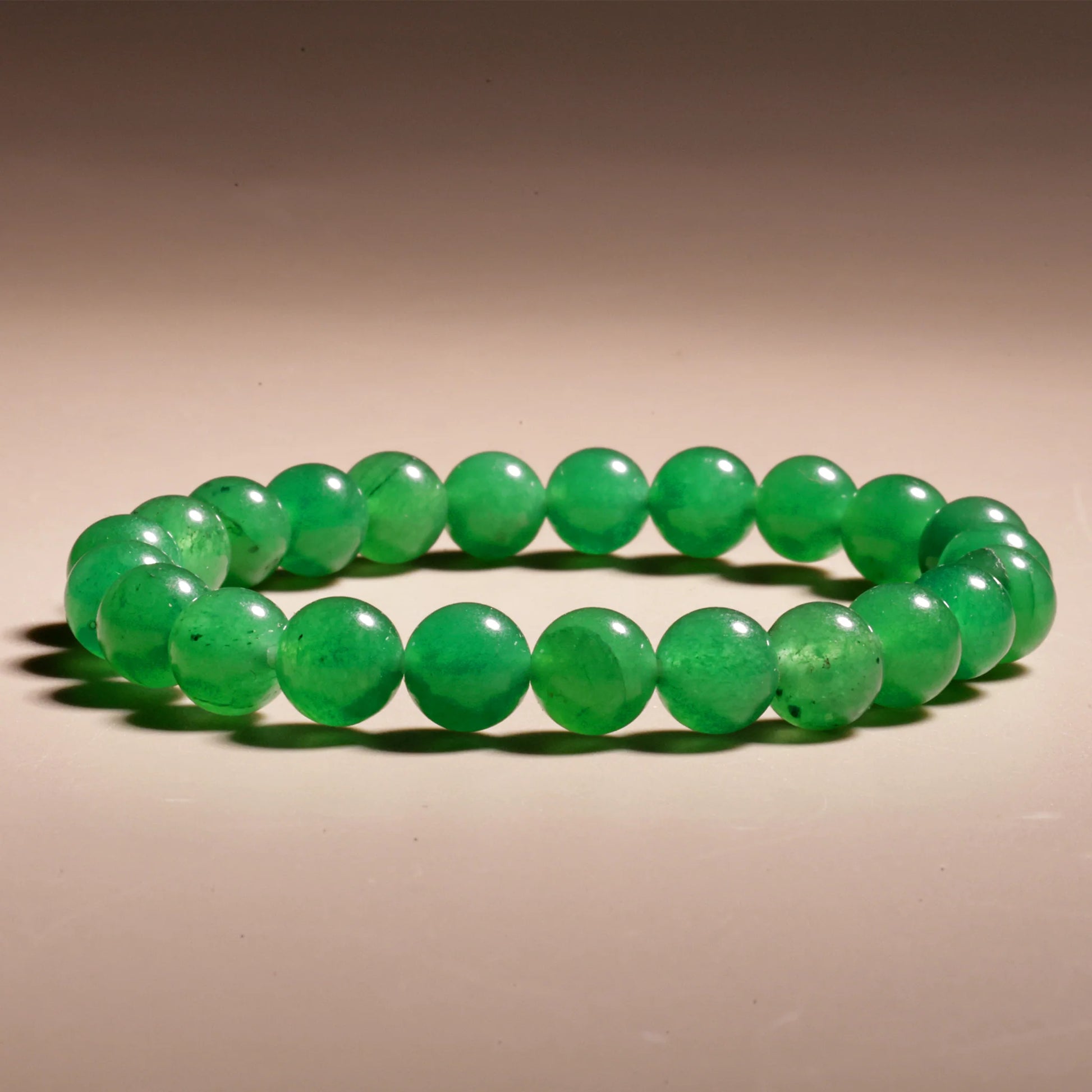 Promotes Wealth Attraction & Money Growth: Green Aventurine Bracelet - Abhimantrit & Certified