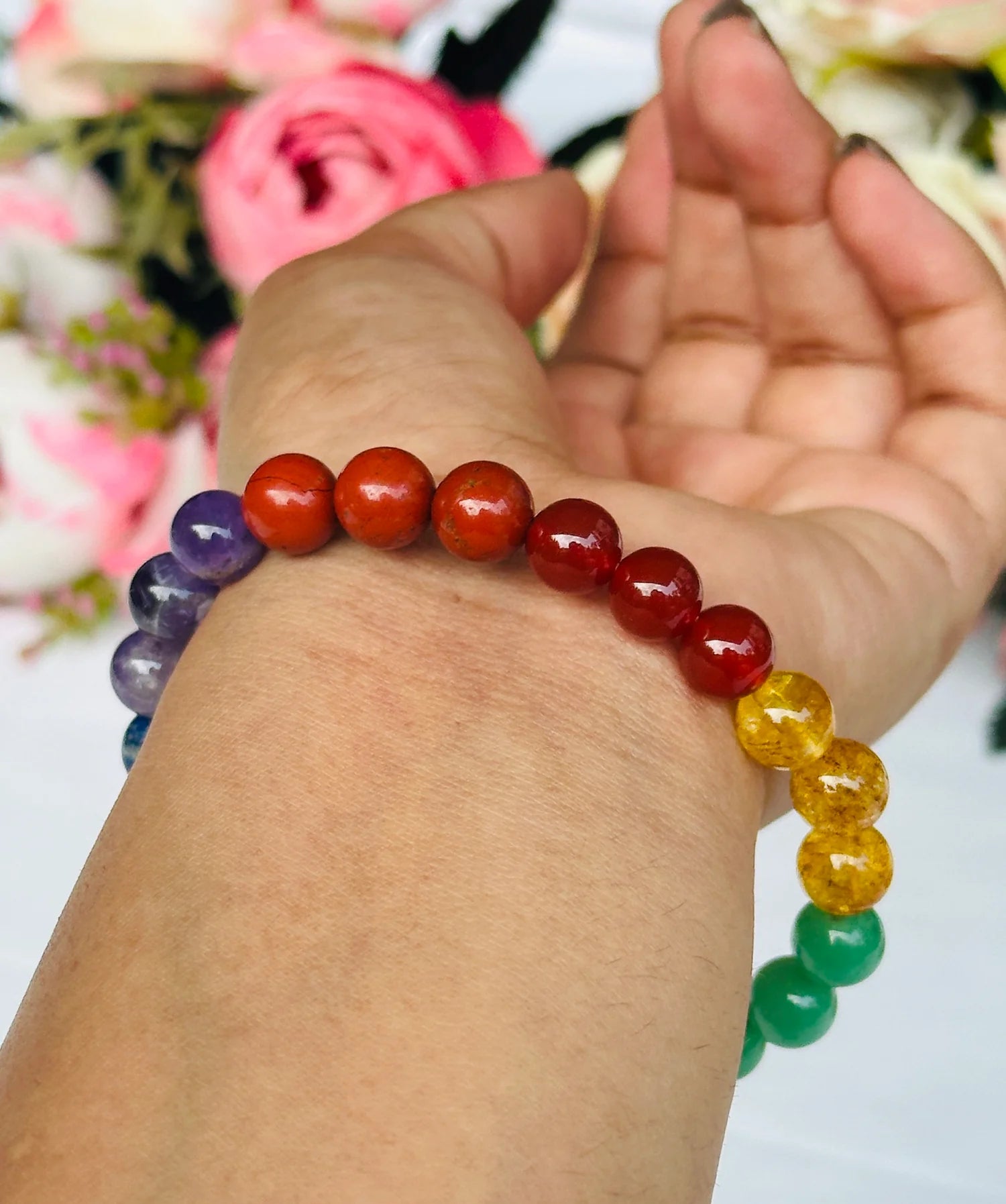 Seven Chakra Bracelet - Abhimantrit & Certified