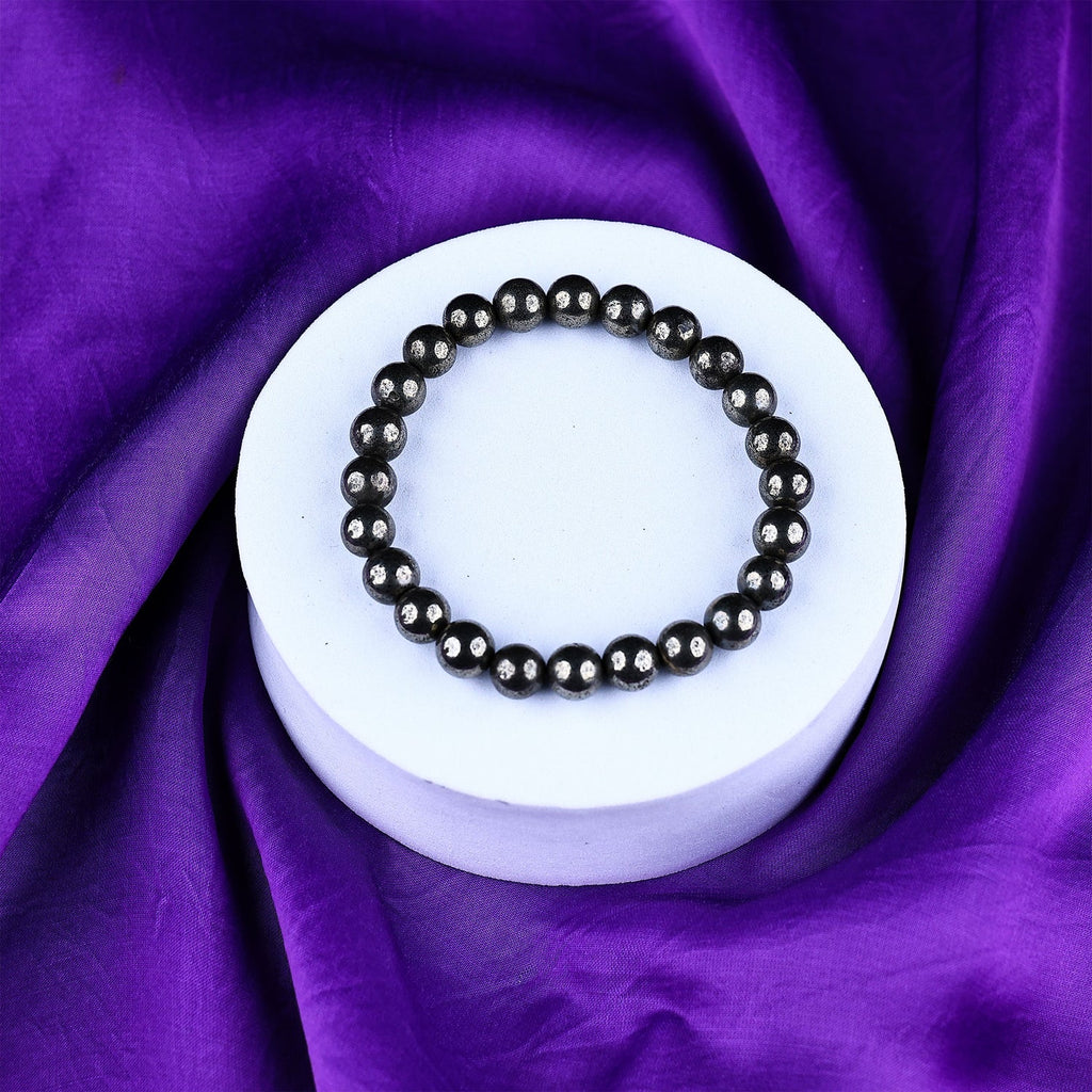 Raw Pyrite Bracelet - Abhimantrit & Certified