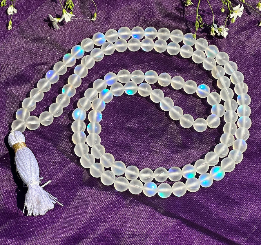 Aura Crystal Jap Mala - Abhimantrit & Certified
