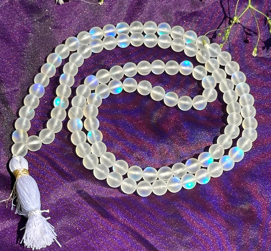 Aura Crystal Jap Mala - Abhimantrit & Certified