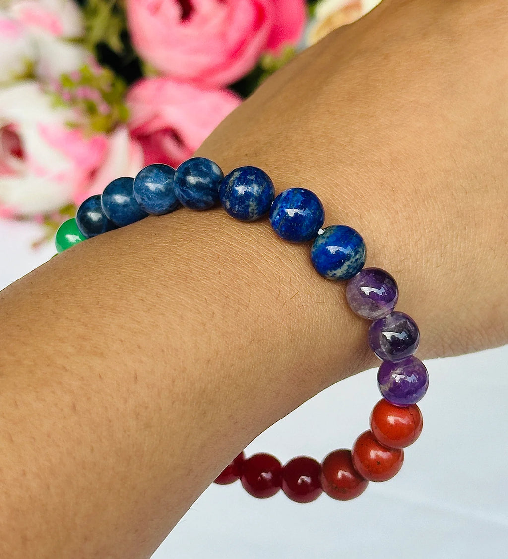 Seven Chakra Bracelet - Abhimantrit & Certified