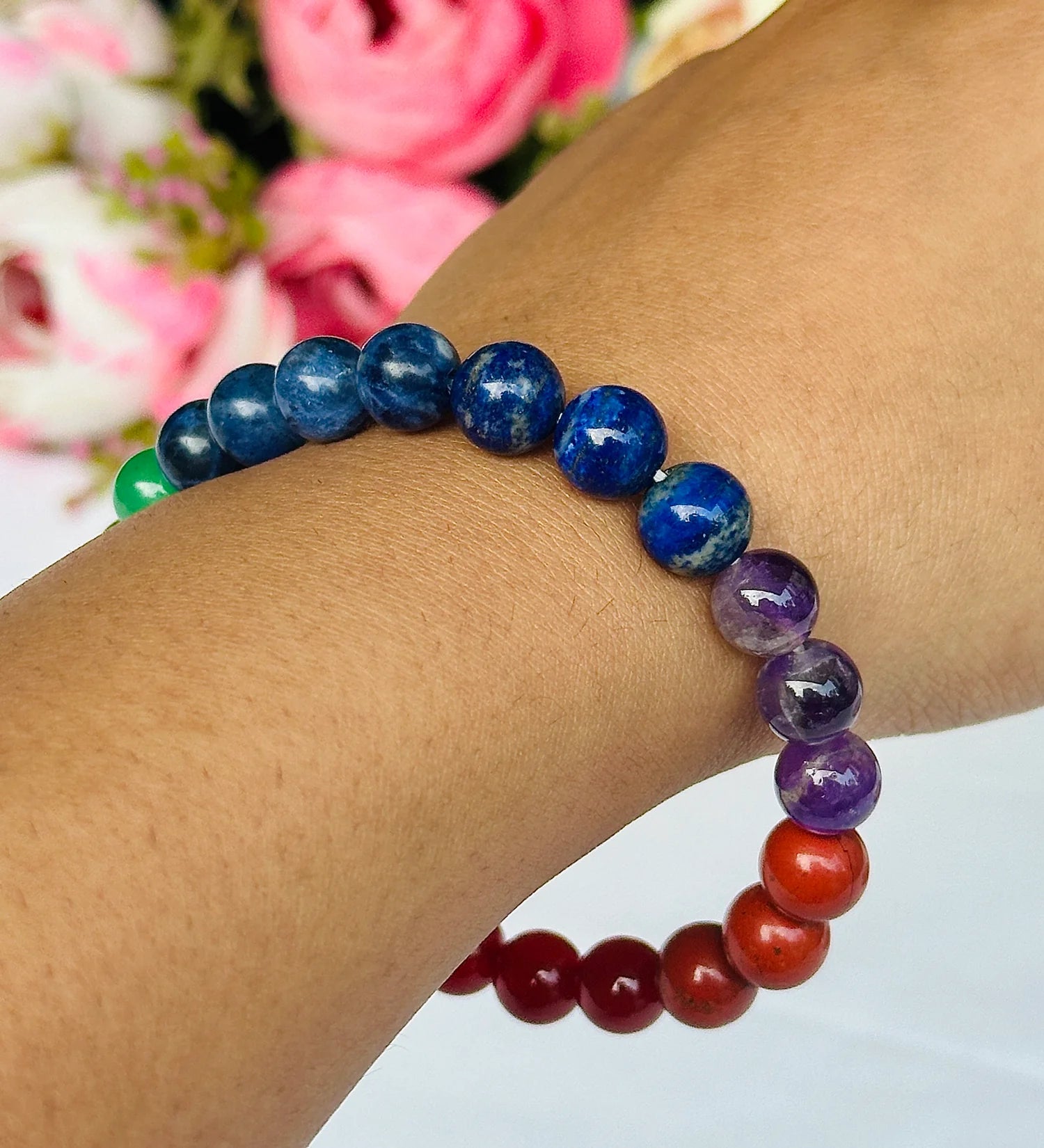 Seven Chakra Bracelet - Abhimantrit & Certified