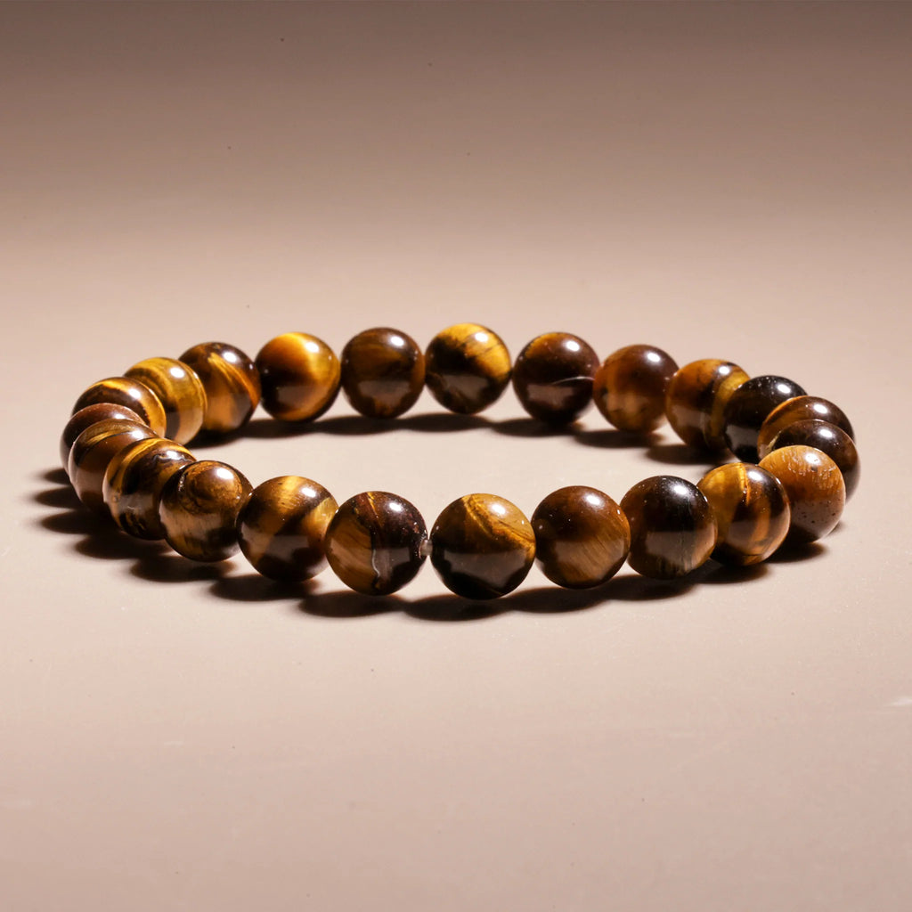 Boosts Your Confidence Level & Exalts the Planet Ketu: Tiger Eye Bracelet - Abhimantrit & Certified